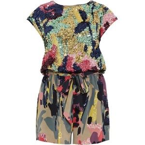 Dkny sequinned romper